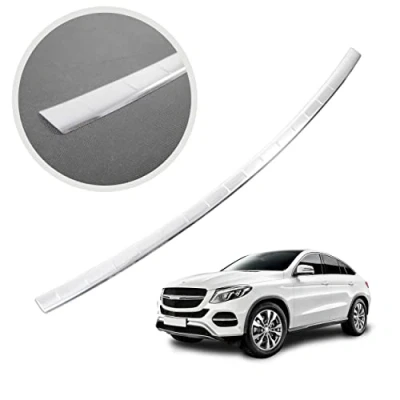 Abbildung von CHROMEMASTER Ladekantenschutz Stoßstangenschutz Kompatibel mit Mercedes GLE W166 Coupe 2015 2019; Edelstahl Poliert/Chrom; Unsere Lackschutzleiste Sichert den Heckstoßfänger vor Kratzern