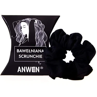 Abbildung von Anwen Scrunchie Gummiband reißt nicht Haare Baumwolle