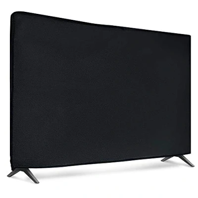 Abbildung von kwmobile 65&quot; TV Hülle Indoor Fernseher Bildschirmschutz Abdeckung Bildschirm Staubschutzhülle Schwarz