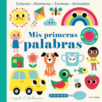 Abbildung von Mis primeras palabras. con solapas de tela y un espejo (Libros texturas)