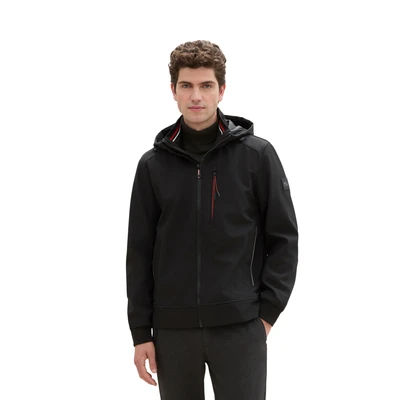 Abbildung von TOM Tailor Softshelljacke, Herren, Größe: Medium, Black