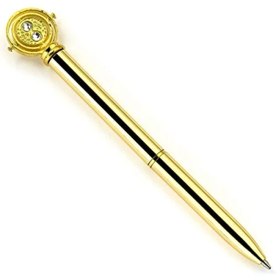 Abbildung von Harry Potter 3D Metall Stift mit Zeitumkehrer Anhänger