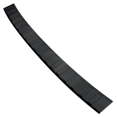 Abbildung von Aroba AR1181 BL Edelstahl Schwarz Black Chrome Ladekantenschutz kompatibel mit Volkswagen Touran 5T 2.Gen ab BJ. 9.2015&gt; passgenau Abkantung Farbe Anthrazit