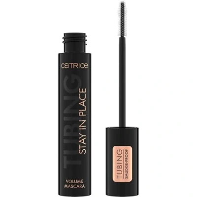 Abbildung von Catrice TUBING Stay In Place Volume Mascara, Nr. 010, Schwarz, langanhaltend, volumengebend, Ultra vegan, ohne Mikroplastikpartikel, Nanopartikel frei, Parfüm, 1er Pack (11ml)