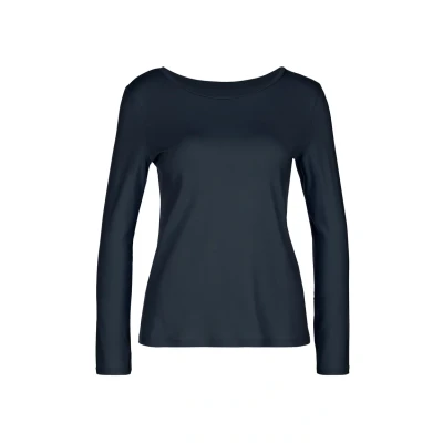 Abbildung von Calida Langarmshirt, Damen, Größe: 40/42, Peacoat blue