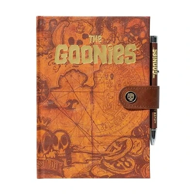 Abbildung von Grupo Erik Premium Notizbuch mit Stift The Goonies A5 Dotted Klein Reisetagebuch zum selberschreiben Bullet Journal Tagebuch Mädchen und Jungen Kugelschreiber