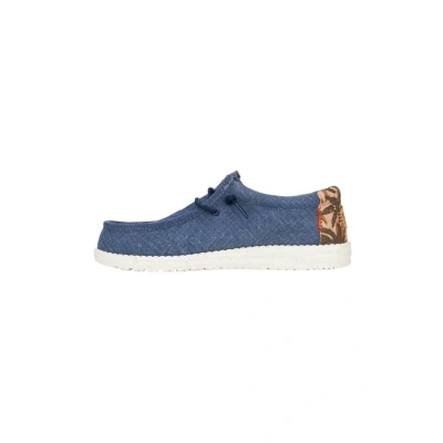 Abbildung von HEYDUDE Halbschuhe Herren Wally Palm Jute Blau 45 Textilien