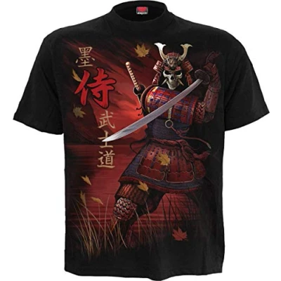 Abbildung von Spiral Samurai T Shirt Schwarz XL