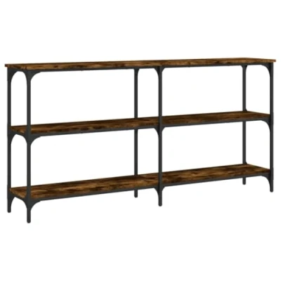 Abbildung von vidaXL Konsolentisch Räuchereiche 150x29x75 cm Holzwerkstoff