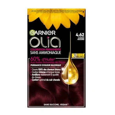 Abbildung von GARNIER Olia Coloration n4.62 carmin velours