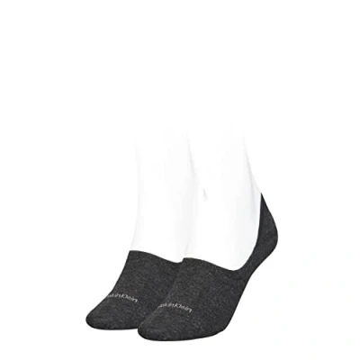 Abbildung von Calvin Klein Cotton Logo Women&#039;s No Show Socks 2 pack