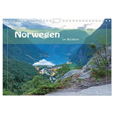 Abbildung von Norwegen in Bildern (Wandkalender 2025 DIN A4 quer), CALVENDO Monatskalender