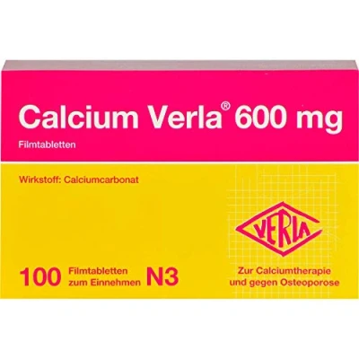 Abbildung von Calcium Verla 600 mg Filmtabletten 100 St