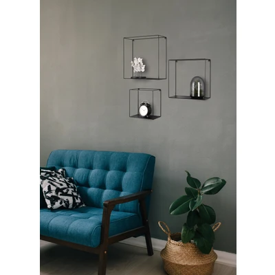 Abbildung von MIRRORS AND MORE Wandregal &quot;Rita&quot;, (Set, 3 St.), Dekorative Regale, Metallrahmen