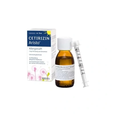 Abbildung von Cetirizin Aristo Allergiesaft 1 mg/ml 75 ml