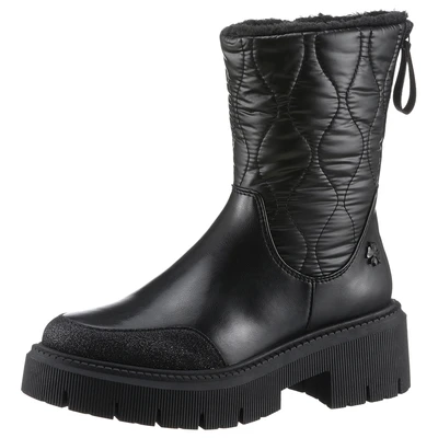 Abbildung von MARCO TOZZI by GMK TORIA Winterboots, Blockabsatz, Plateau, Winterstiefelette mit TEX Ausstattung