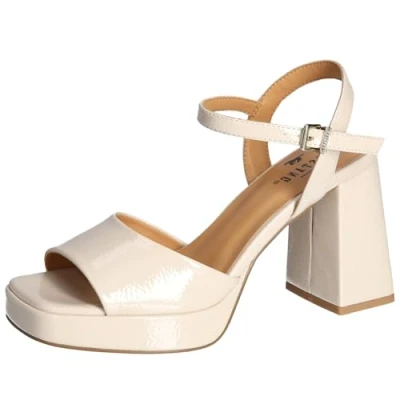 Abbildung von Mustang Damen 1462 801 Sandale, Elfenbein, 38 EU