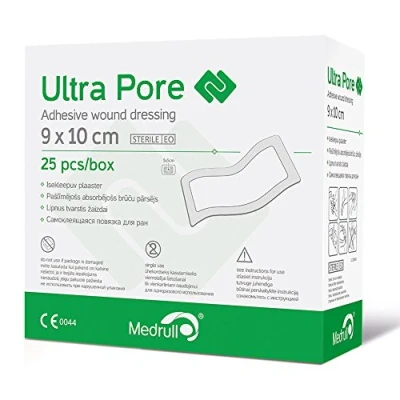 Abbildung von Medrull Steriler Wundverband 9x10 cm Sterile Wundpflaster ULTRA PORE