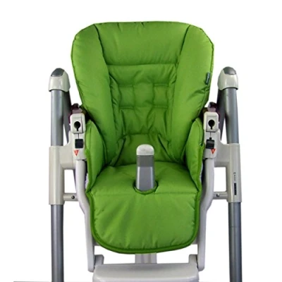 Abbildung von BAMBINIWELT Ersatzbezug Sitzkissen Bezug kompatibel mit Peg Perego Prima Pappa Diner (hellgrün)