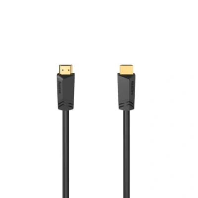 Abbildung von Hama HDMI Kabel 5 Meter Ultra High Speed (Monitorkabel 4K / 8K, 48 Gbit/s, UHD Bildschirmkabel mit eARC, Ethernet, HDR, Knickschutz, 120 Hz/60 Hz) 5m