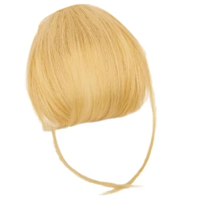 Abbildung von Pony Clip In Bangs Echthaar Fringe Human Hair Extensions Natürliche With Tempel Haarteile Haarverlängerung Für Frauen