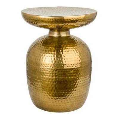 Abbildung von riess ambiente Beistelltisch ORIENT 50cm gold, Hammerschlag Design · Metall Handarbeit orientalischer Stil