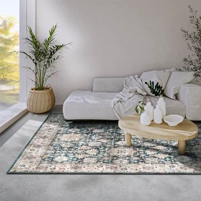 Abbildung von ELLE DECORATION Teppich &quot;Saveh&quot;, rechteckig, Kurzflor, Anti Rutsch, Vintage, Klassisch, Wohnzimmer, Flur