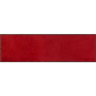 Abbildung von wash+dry Fußmatte, Regal Red 35x120cm, innen und außen, waschbar, rot