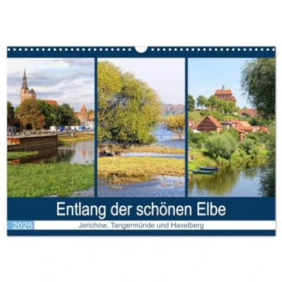 Abbildung von Entlang der schönen Elbe Jerichow, Tangermünde und Havelberg (Wandkalender 2025 DIN A3 quer), CALVENDO Monatskalender