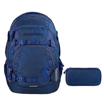Abbildung von coocazoo MATE Schulrucksack Set 2tlg inkl. Schlamperbox (Blue Motion)