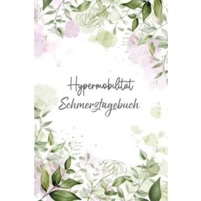 Abbildung von Hypermobilität Schmerztagebuch: Schmerztagebuch, Schmerzprotokoll für akute chronische MS Schmerzen zum ausfüllen, ankreuzen. Buch zur Dokumentation ... Krankheit.Geschenk,Geschenkidee bei Beschwer