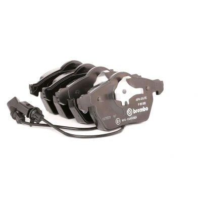 Abbildung von BREMBO P 85 085 Bremsbelagsatz PRIME LINE Ring inkl. Verschleißwarnkontakt mit Kolbenclip ohne Zubehör AUDI: A4 B6/B7 Cabrio, B7 Avant kfzteile,