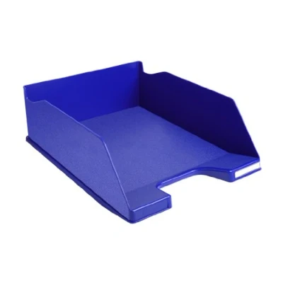 Abbildung von Exacompta 115104D, Polystyrene, Blau, A4, 347 x 255 103 mm