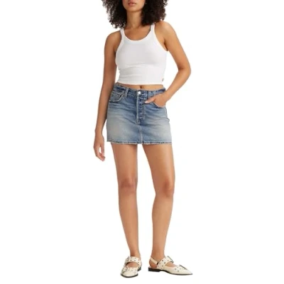 Abbildung von Levi&#039;s ICON Skirt Jeansrock, Damen, Größe: 23, right here now