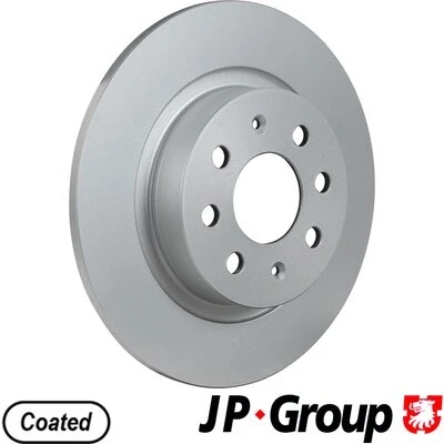 Abbildung von JP GROUP 3363200300 Bremsscheibe Hinterachse 264 10 4 voll beschichtet OPEL: Corsa E Schrägheck, Adam, FIAT: Grande Punto Schrägheck