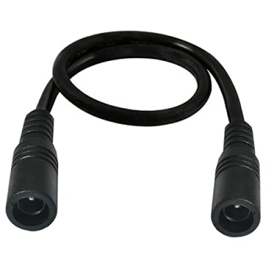 Abbildung von OAJABBGE 5 5mm X 2 1mm Buchse Auf Power Stecker Adapter Kabel Für Led Streifen Schwarz Netzteil Draht Zubehör