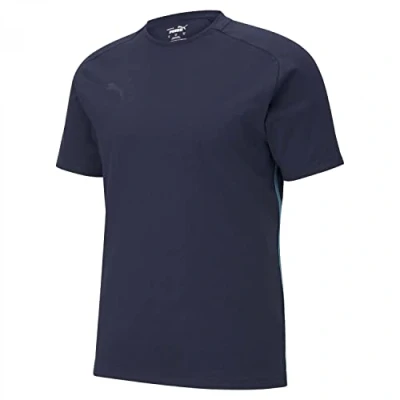 Abbildung von Puma Teamcup Sport Tshirt, Herren, Größe: Small, Blaublau