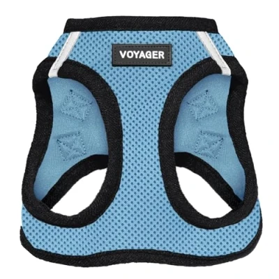 Abbildung von Best Pet Supplies Voyager Step In Air Hundegeschirr Allwetter Mesh Weste Geschirr für kleine und mittelgroße Hunde Schwarz, XS