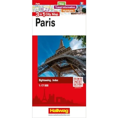 Abbildung von Hallwag Stadtplan Paris: 3 in 1: Stadtplan, Reiseinformationen und Highlights!