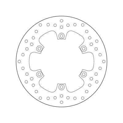 Abbildung von BREMBO Bremsscheibe Fixed , Serie Oro vorne und hinten 267mm 5mm 6 gelocht 68B407E4 Bremsscheiben, Scheibenbremsen
