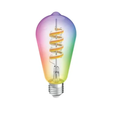 Abbildung von Hama Smart LED Filament E27 ST64, WLAN, Matter, 4,9 W, RGBW