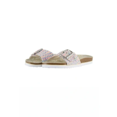 Abbildung von TOM Tailor Trenner MIT Buntem Muster Pantolette flach, Damen, Größe: 41, Blue multi Schuhe
