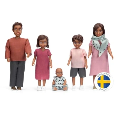 Abbildung von Lundby Puppenset Familie Nikki