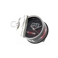 Abbildung von VW Collection by BRISA Tischuhr Vintage Volkswagen Uhr magnetischer Wecker im GTI Design