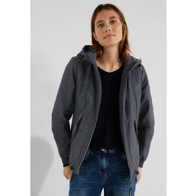 Abbildung von Cecil Melange Windbreaker, Damen, Größe: XS, Blau