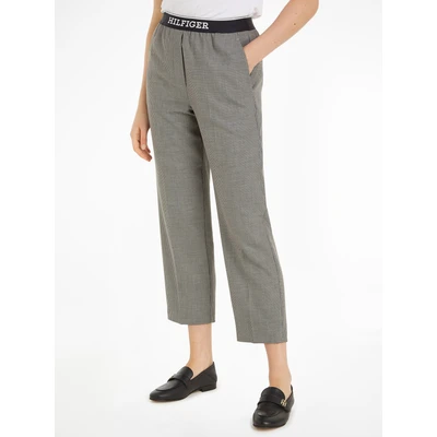 Abbildung von Tommy Hilfiger Webhose SLIM STRAIGHT LOGO PANT mit Logoschriftzug