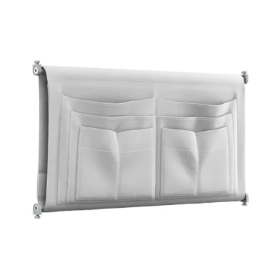 Abbildung von moll Utensilo behind, Kinderschreibtisch Zubehör, Kompatibel mit dem Panel und Flex Deck, Ordnungshilfe, Polyester, 48 x 23cm, Grau