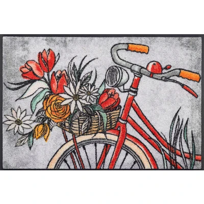 Abbildung von wash+dry by Kleen Tex Fußmatte Flower Cruiser, rechteckig, Höhe: 7 mm