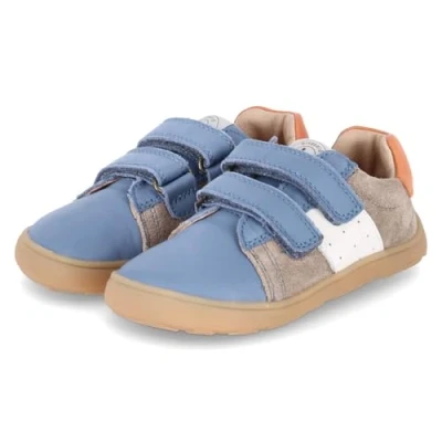 Abbildung von Bisgaard barefoot ricco Weite: normal Klettschuh, Barfußschuh, Sneaker mit Lederfutter, Größenschablone zum Download