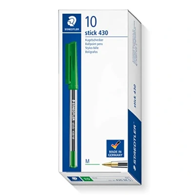 Abbildung von STAEDTLER Stick 430 M 2 Kugelschreiber 10 Stück Grün
